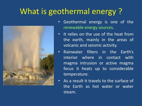geothermal energy definition